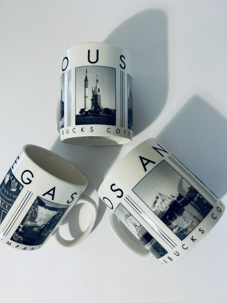 Starbucks City Scenes Series 18 Oz Coffee Mug Collectible 2005