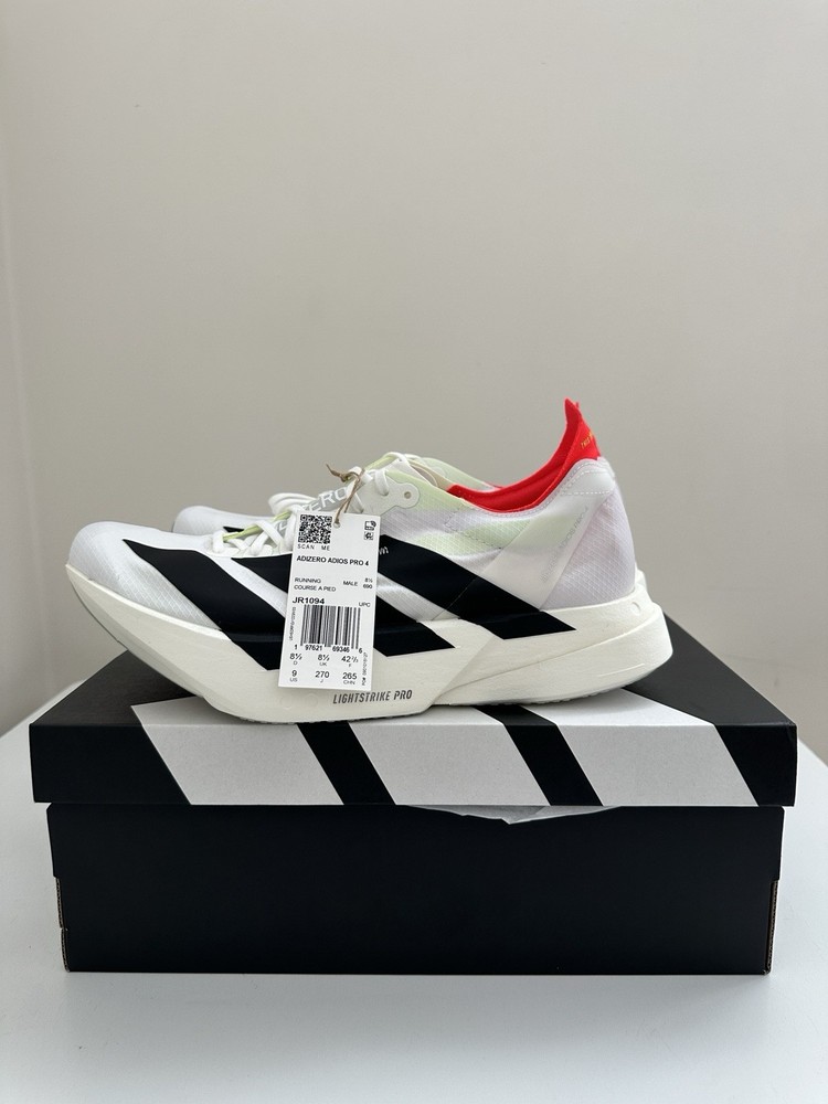 Adidas Adizero Adios Pro 4 Men’s 9 New with box