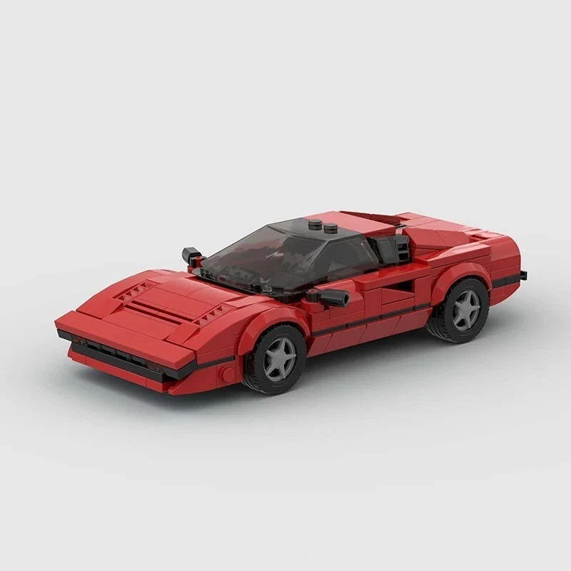 MOC LEGO Car: Ferrari 308 GTS Speed Champions style Fast Shipping Perfect Gift