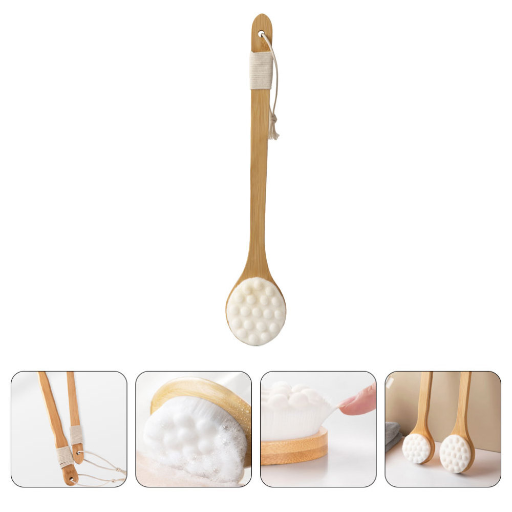 Dry Body Brush Exfoliating Brush Lovely Handheld Bath Brush Bath