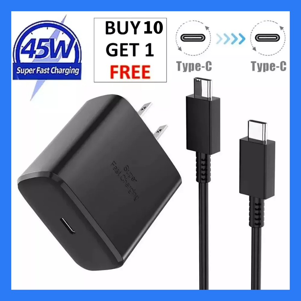 🥇45W USB C Wall Charger Super Fast Charging for Samsung Galaxy S23/S22/S21/S20