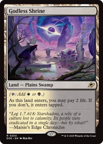 Godless Shrine #254 Near Mint NM EOE Edge of Eternities Magic MTG