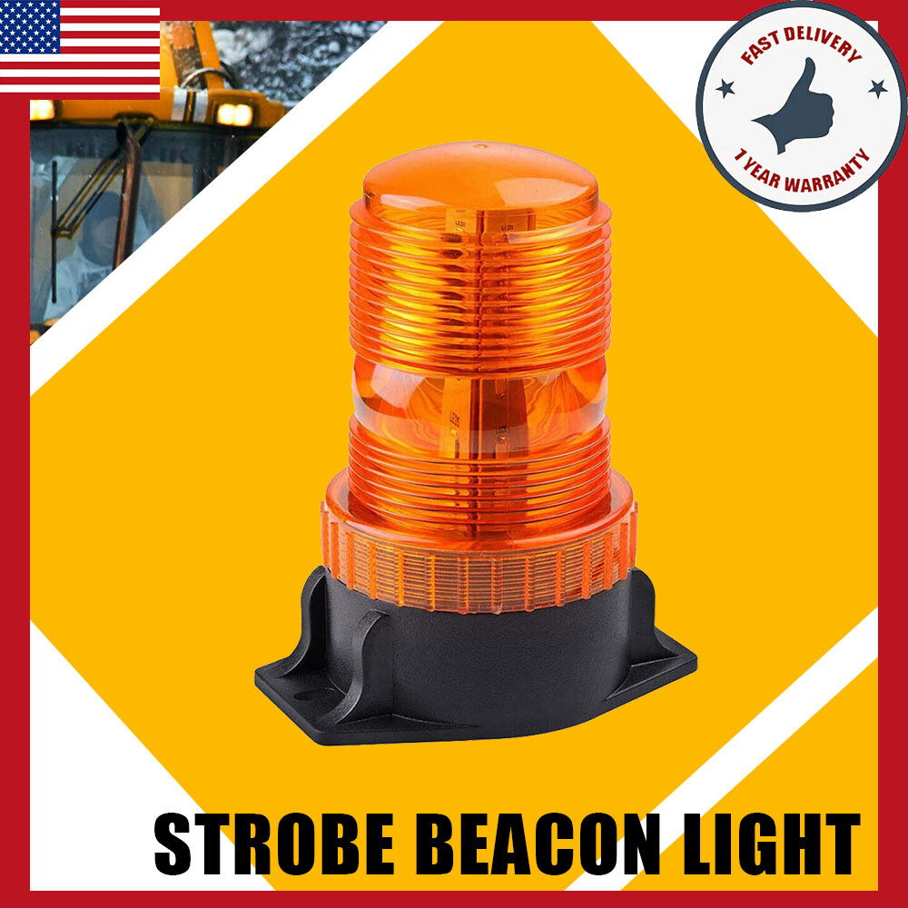 30-LED Amber Emergency Strobe Lights for Trucks & Forklifts