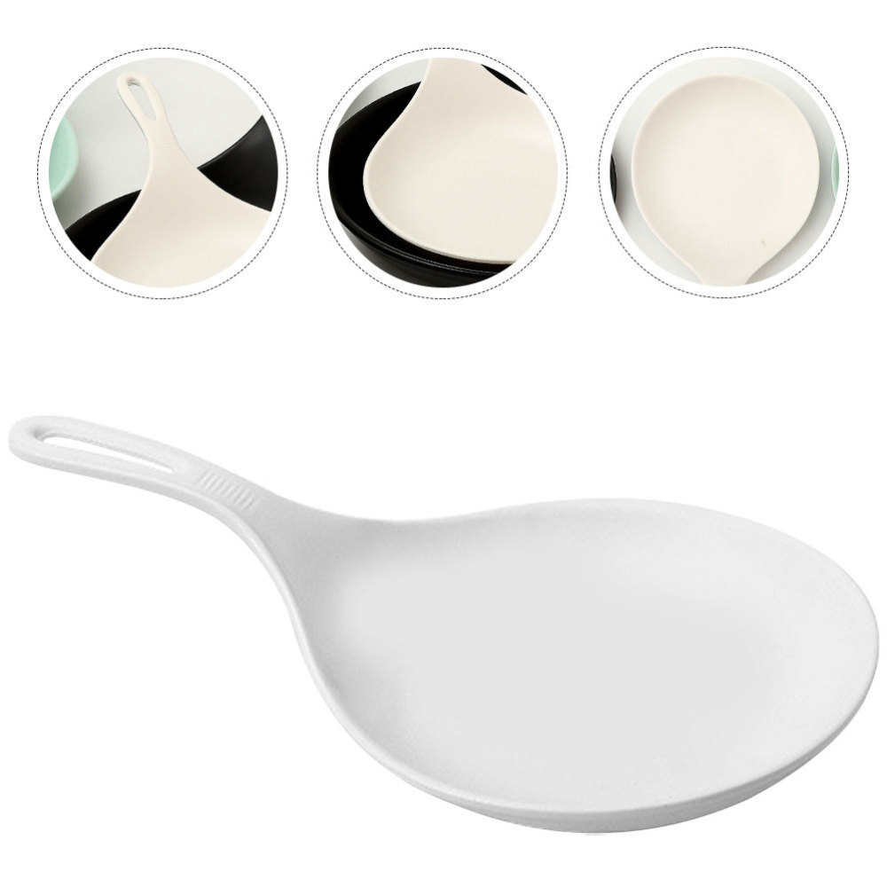 Handheld Tasting Plate Appetizer Handle Plates Fettuccine Pasta