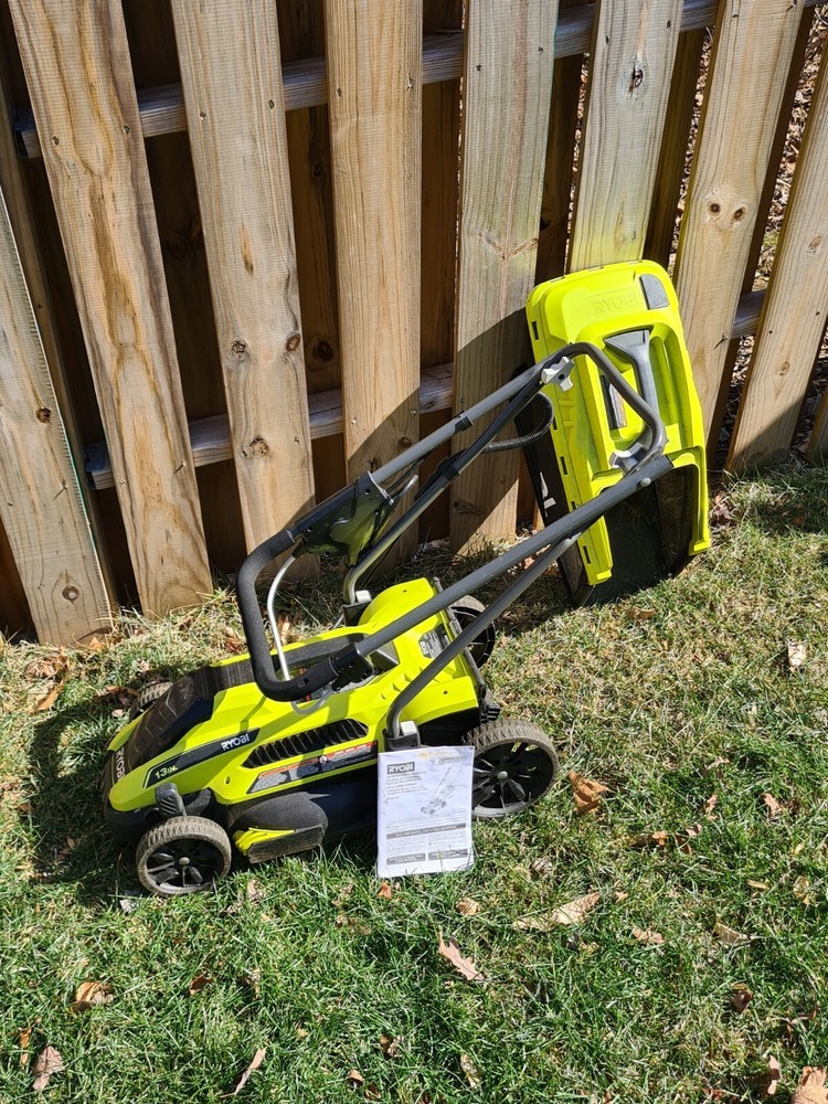 Ryobi RYAC130 13-Inch Electric Push Lawn Mower for Effortless Yard Care