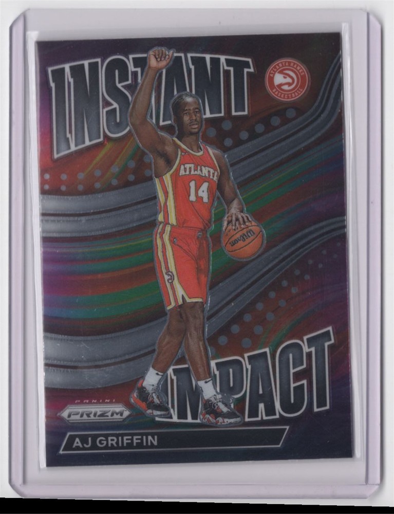2022-23 Panini Prizm Instant Impact AJ Griffin Atlanta Hawks #5