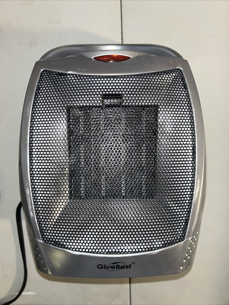 GiveBest Portable Ceramic Heater, 120V AC 60Hz, Used and Works