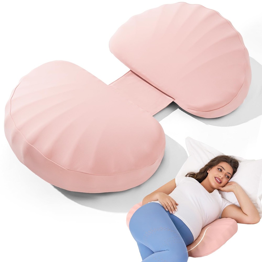 Memory Foam Pregnancy Pillow for Side Sleepers Maternity Support Cushion