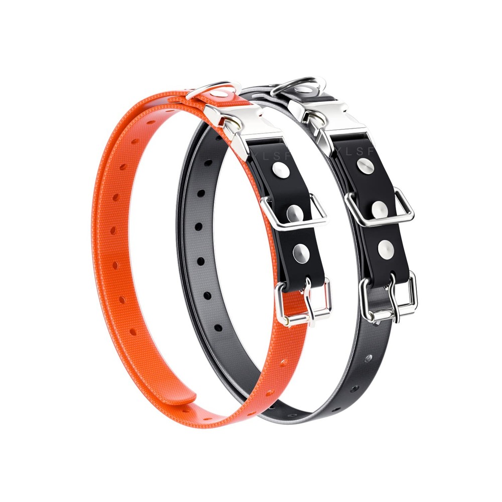 Quick Snap Bungee Dog Collar Strap with D Ring for Most of Electronic Trainin...
