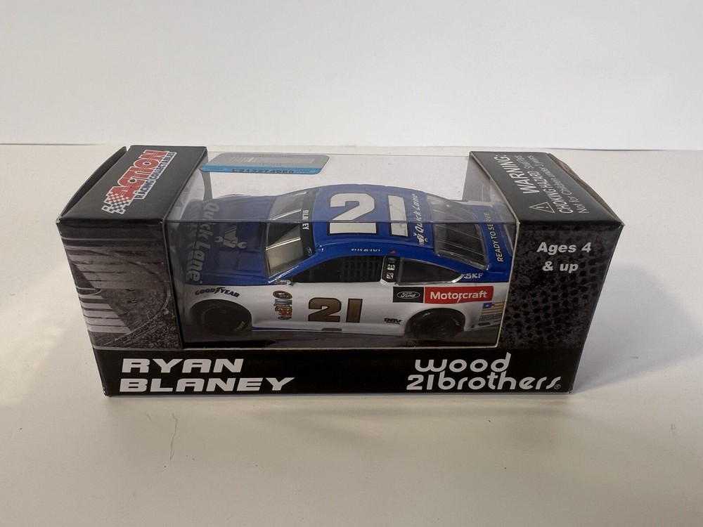 2016 Ryan Blaney #21 Quick Lane Ford Fusion 1/64 NASCAR Diecast RARE!!