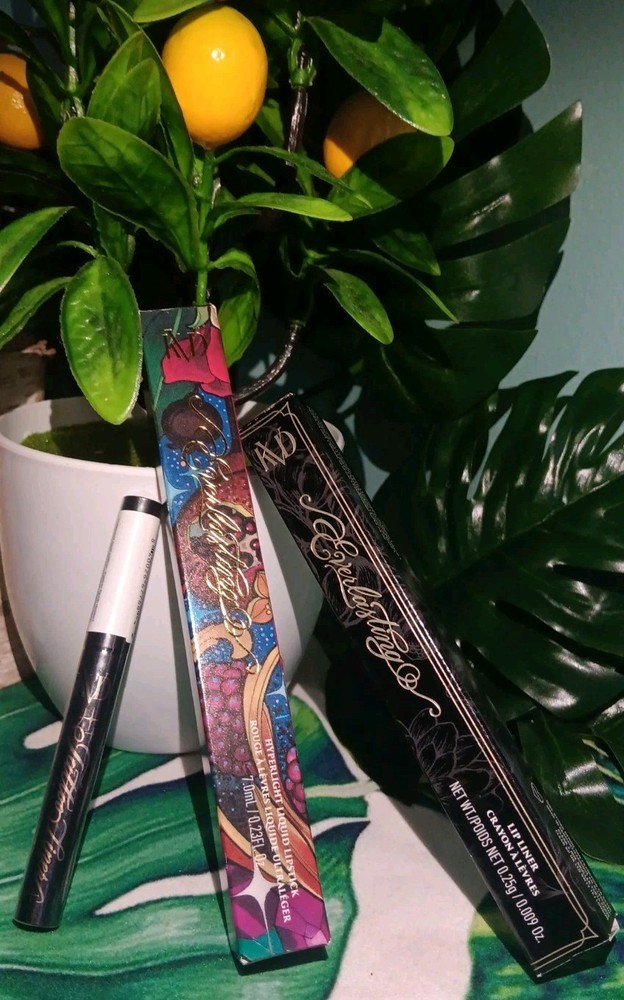 NIB FULL SIZE KVD Everlasting Liquid Lipstick, Lip Liner, & Eyeliner Pencil