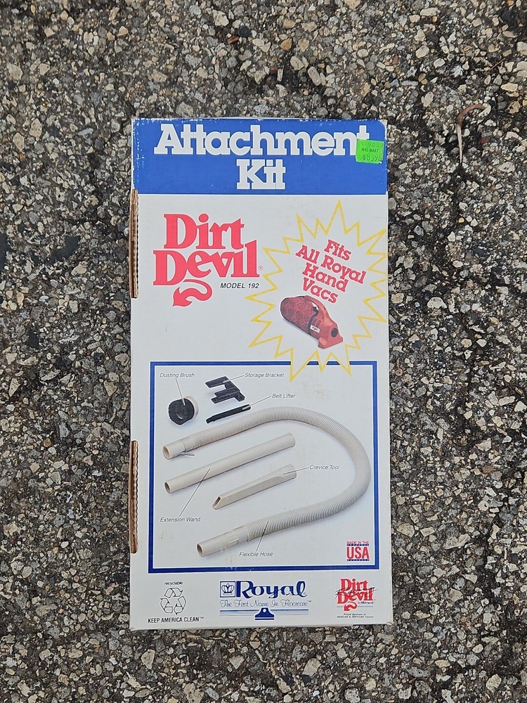 DIRT DEVIL ATTACHMENT KIT Model Number 192 Fits All Royal Hand Vacs Brands