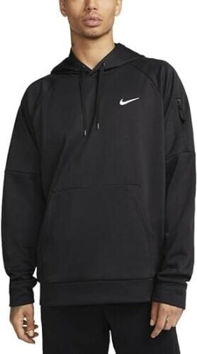 Nike Therma-FIT Hooded Fitness Black Pullover DQ4834-010 Men's Size M Medium NWT