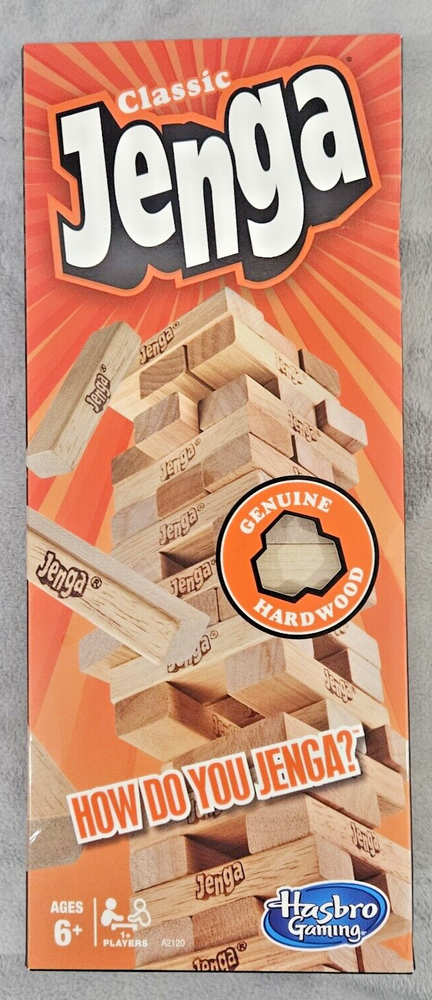 Hasbro Gaming 2019 Classic Jenga Wood Block Game A2120