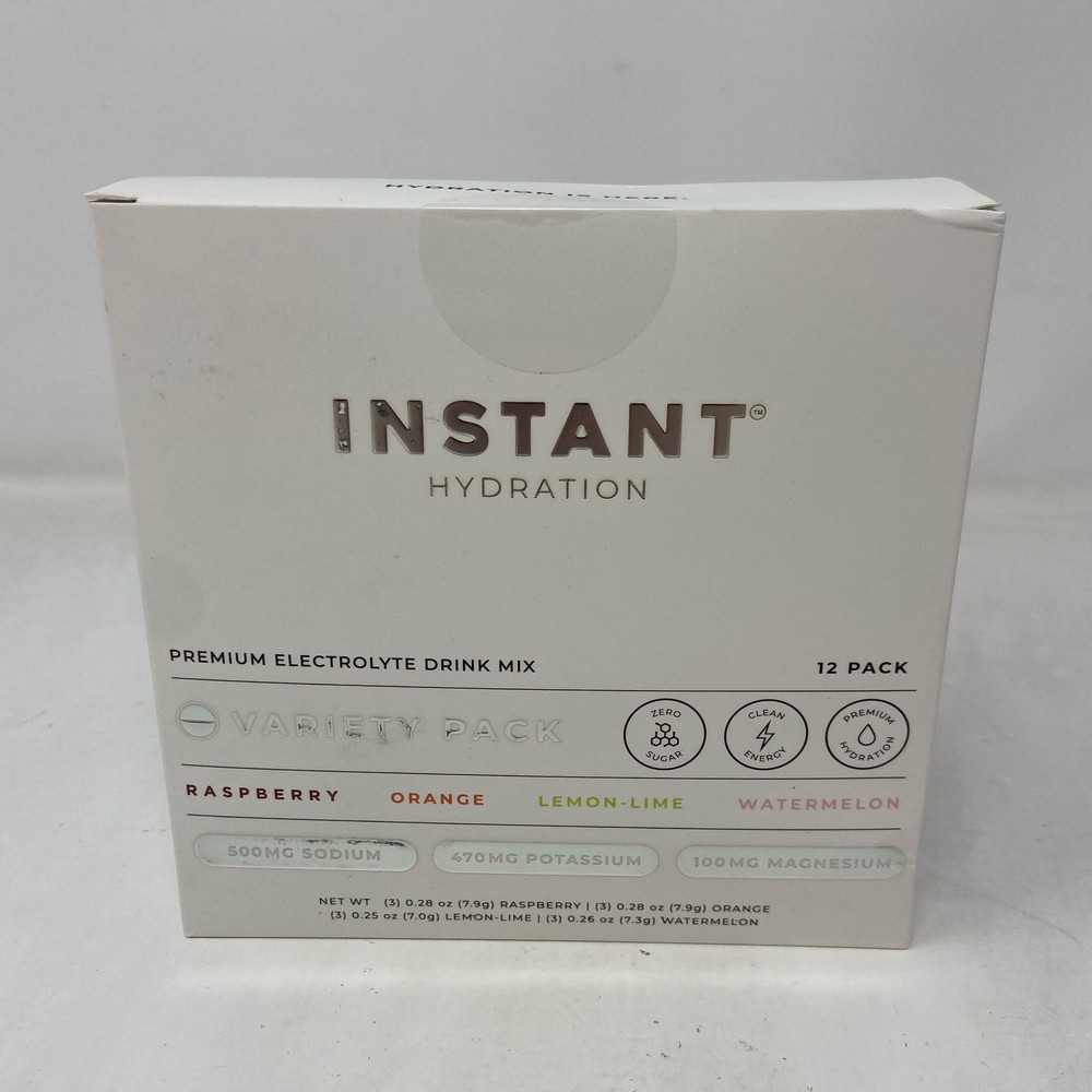Instant Hydration Electrolyte Drink Mix Variety Pack 12ct Zero Sugar