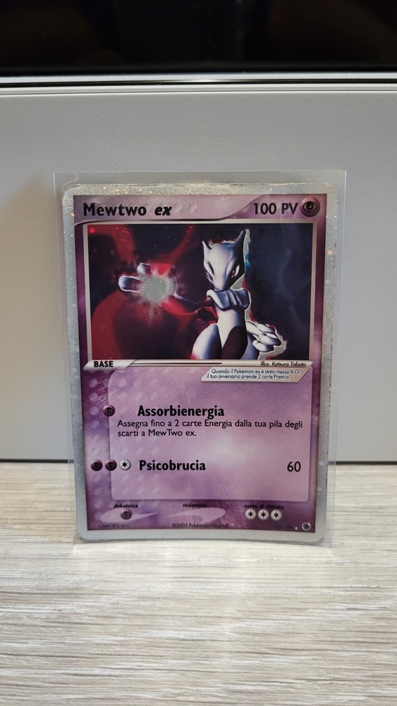 Pokemon Card - MEWTWO EX 101/109 - HOLO - Ruby Set - Sapphire 2003 - ITA