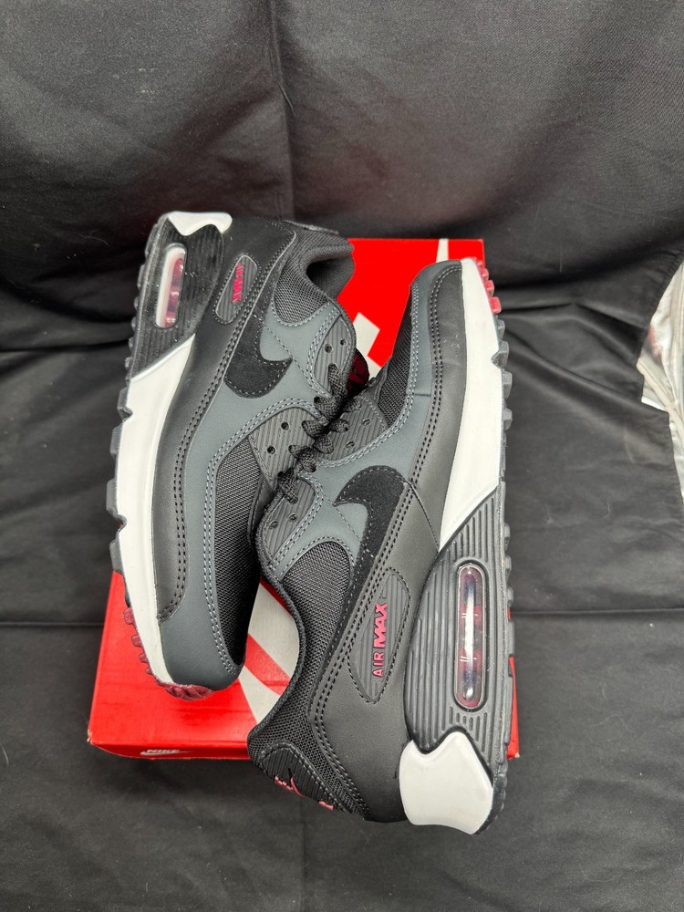 Nike Air Max 90 Anthracite Team Red DQ4071-001 Men’s Size 10 NIB