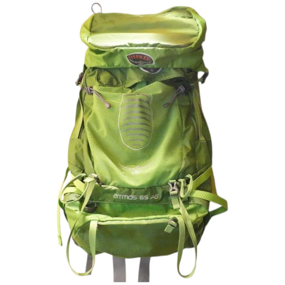 Osprey Atmos AG 65L Backpack Green Size M Like New Rare Vintage Logo