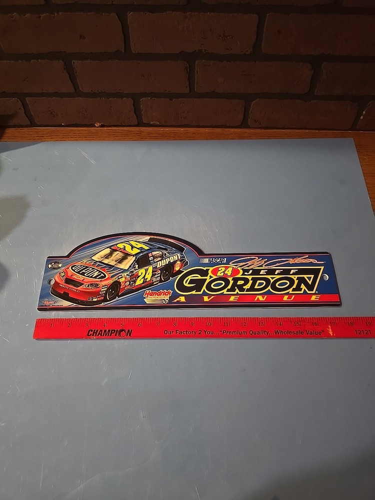 Nascar Jeff Gordon #24 Street Sign