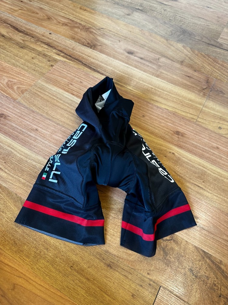 Castelli Volo Servizio Corse Womens Cycling Shorts Black Size 2XS New