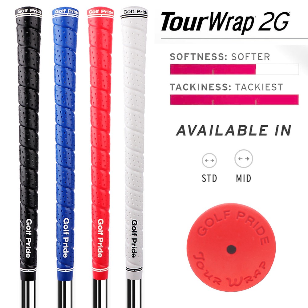 13Pcs Tour Wrap 2G for Golf Pride Grips Golf Club Grip Standard Midsize Hot