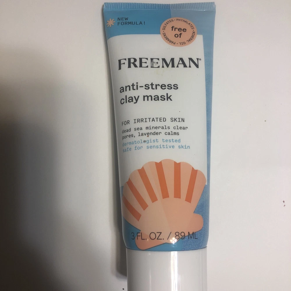 Freeman Anti-Stress Dead Sea Minerals & Lavender Clay Facial Mask