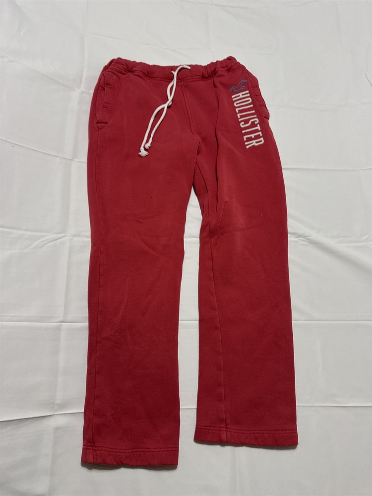 Mens Hollister Red X-Small XS Sweatpants Loungewear Lounge Pants