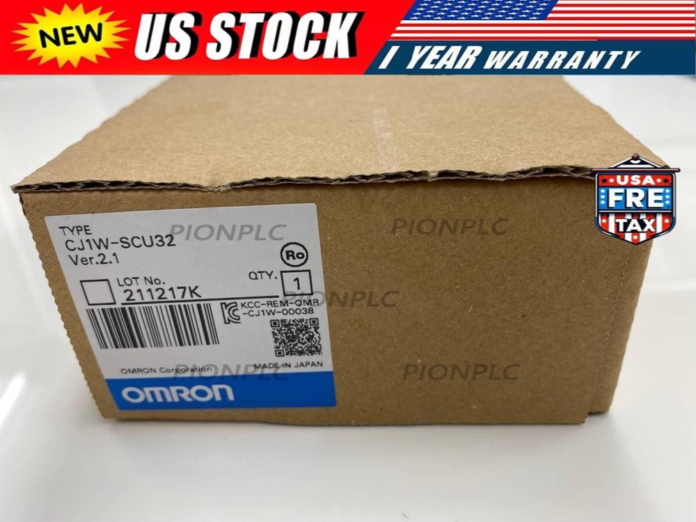 Omron CJ1W-SCU32 Communication Module Fast Shipping New One US Free TAX