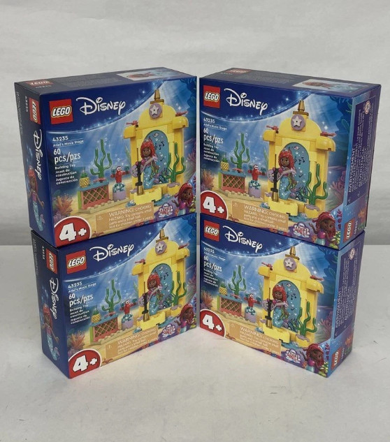 Lot of 4 LEGO The Little Mermaid Set 43235 Lot - Factory Sealed