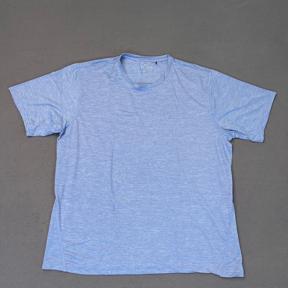 Greyson Shirt Tee T-Shirt Guide Sport Mens XL Logo Wolf Blue Nylon Spandex Golf