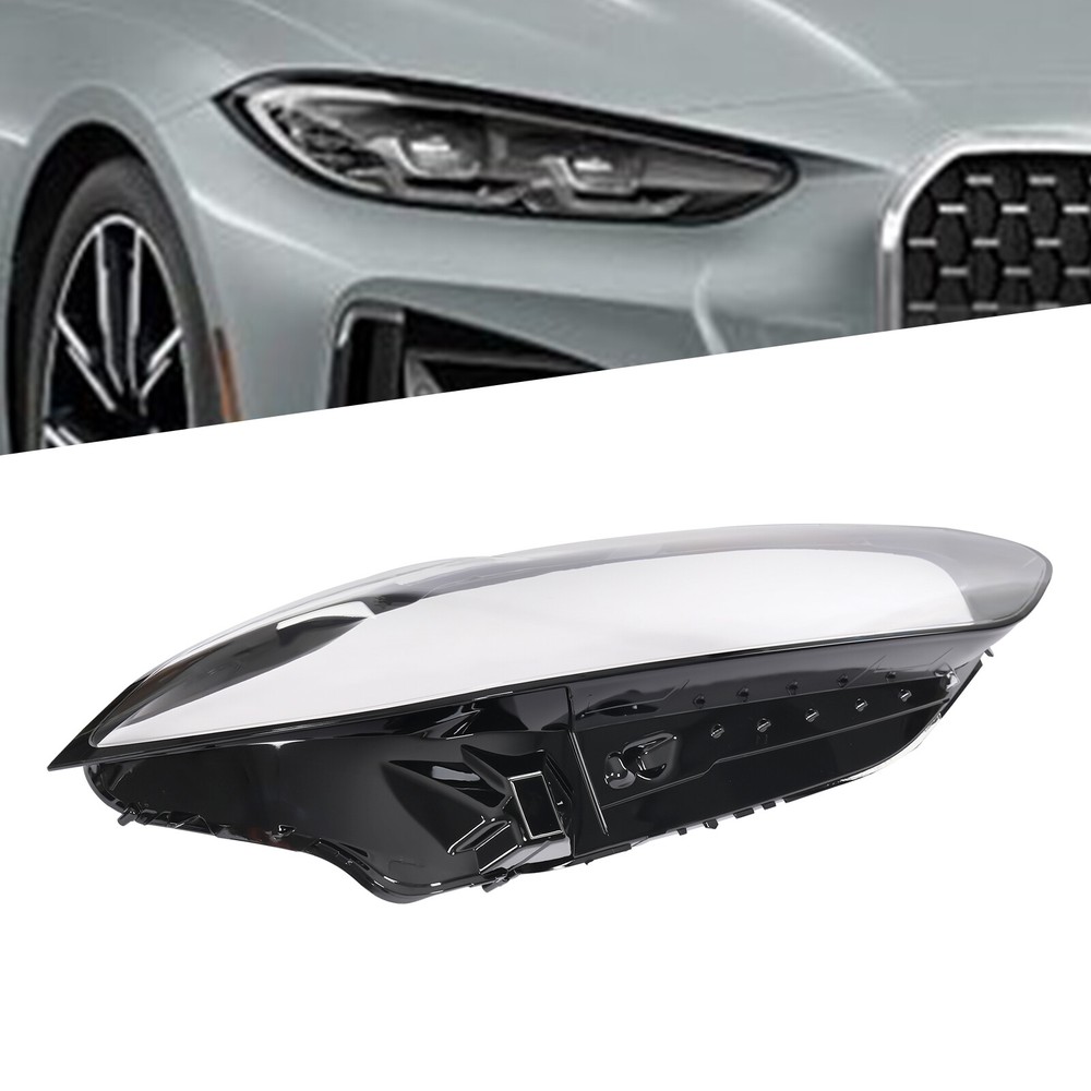 For BMW 4-Series M4 i4 2021 2022-2024 Right Side Headlight Clear Lens Cover