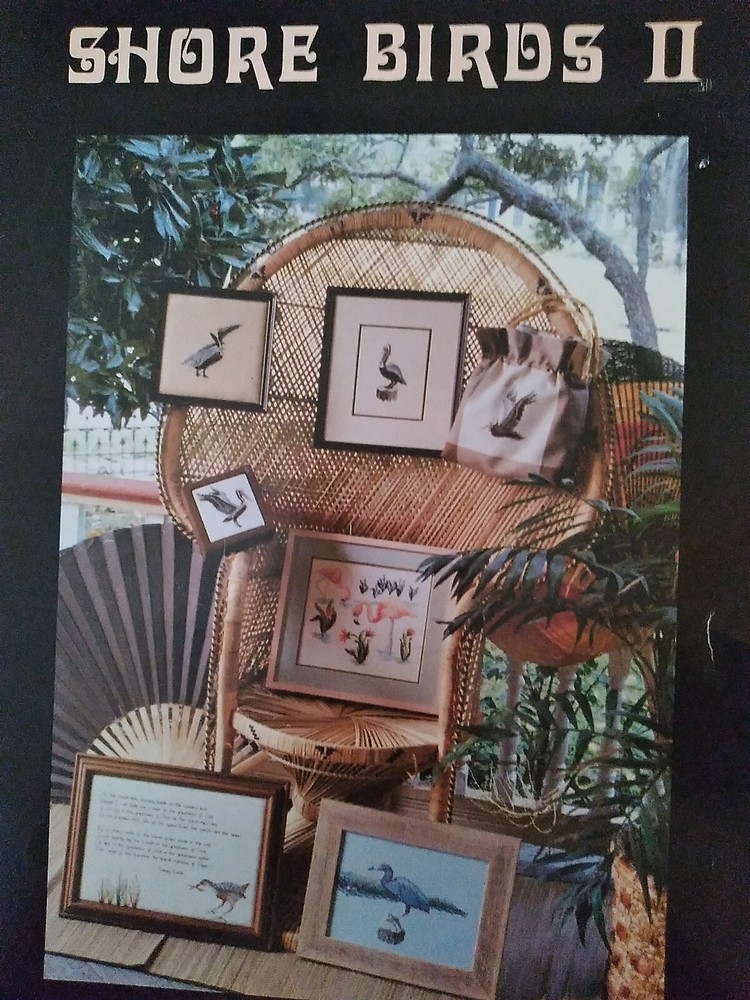Shore Birds II, Cross Stitch PATTERN  Leaflet/Booklet