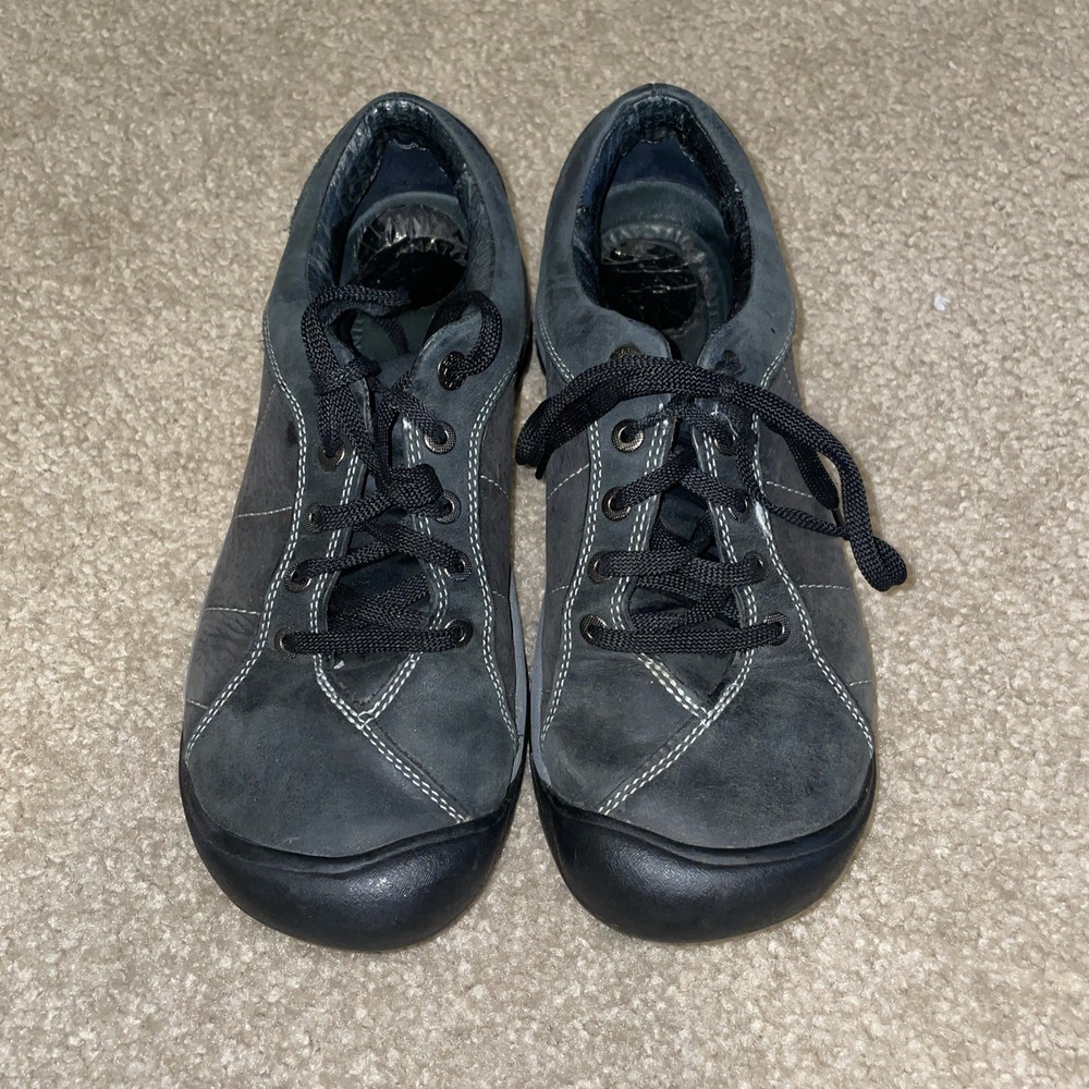 Keen Presidio Women's Sneakers Size 10 Gray Leather Lace Up Hiking Shoes
