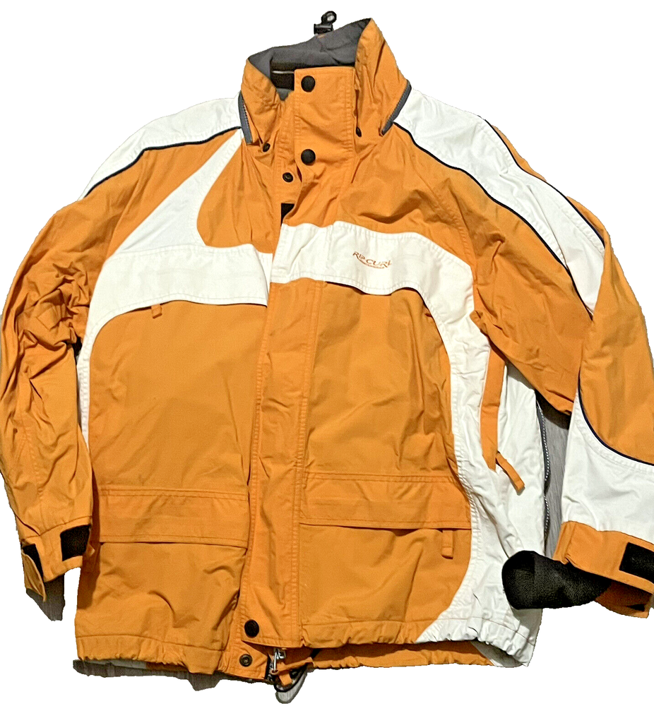 Rip Curl Jacket Mountain Boarding Ski Parka Vintage 90s Full Zip Men Small Gorp