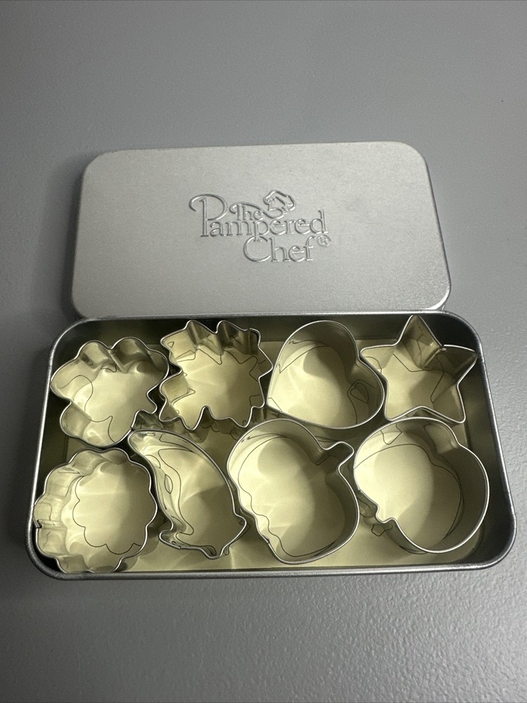 Pampered Chef Creative Cutter Set - New Open Box Charcuterie Cheese/meat Cutters