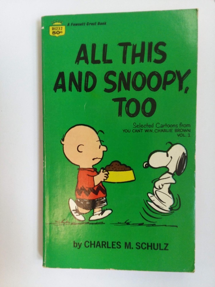 Snoopy Fun in Vintage 1962 Charles M Schulz Fawcett Crest Comic