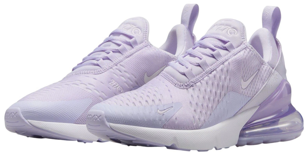 NIKE AH6789 502 W AIR MAX 270 AMETHYST TINT/WHITE SHOES SNEAKERS $170 NIB WOMEN