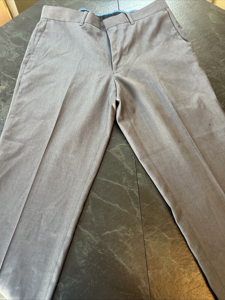 NEW WITH TAGS AXIST Mens Dress Pants Slacks 34x30- Charcoal Grey