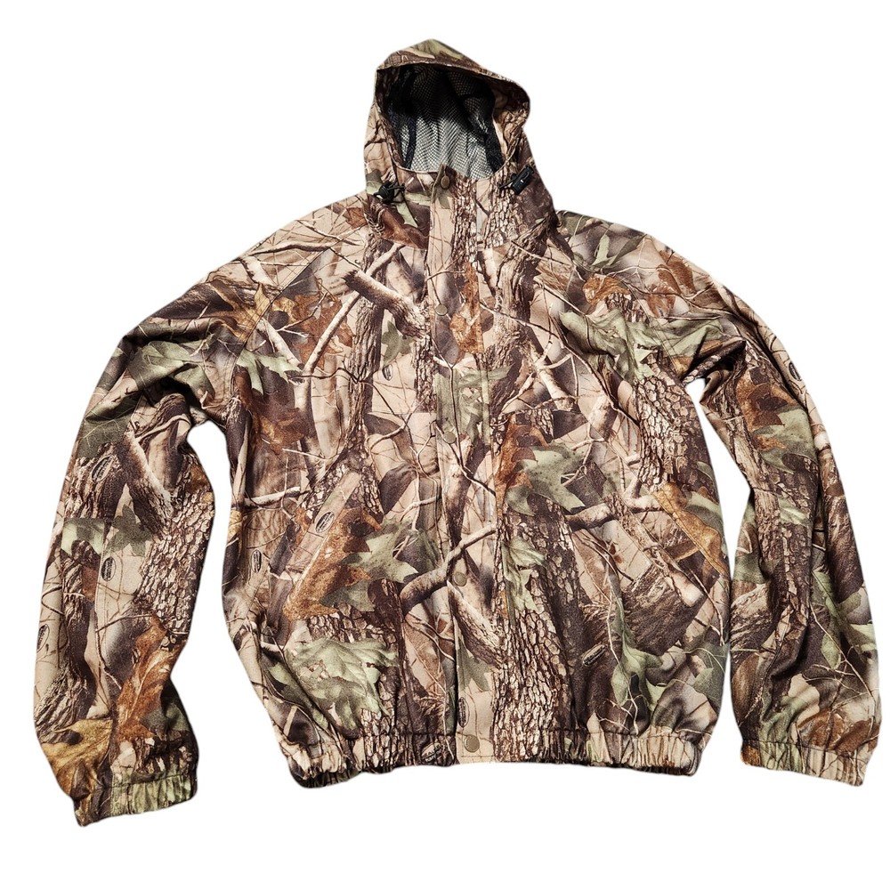 Mad Dog Gear By Stearns ~ Realtree Camo Jacket  Flannel Mens Medium Hunting