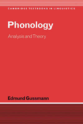 Phonology Analysis and Theory Gussmann Paperback Cambridge University Press