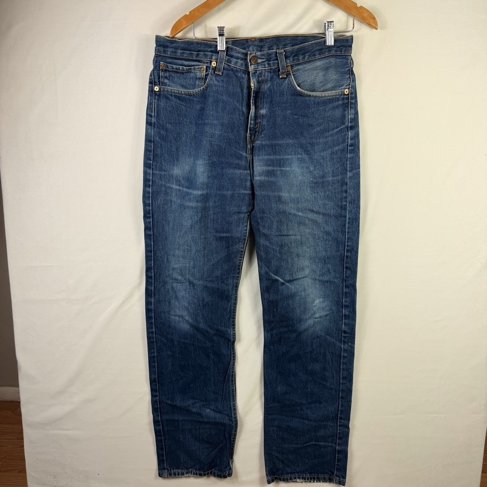 Levi's 751 Jeans Men's 33x34 Standard Fit Straight Leg Blue Medium Wash Denim