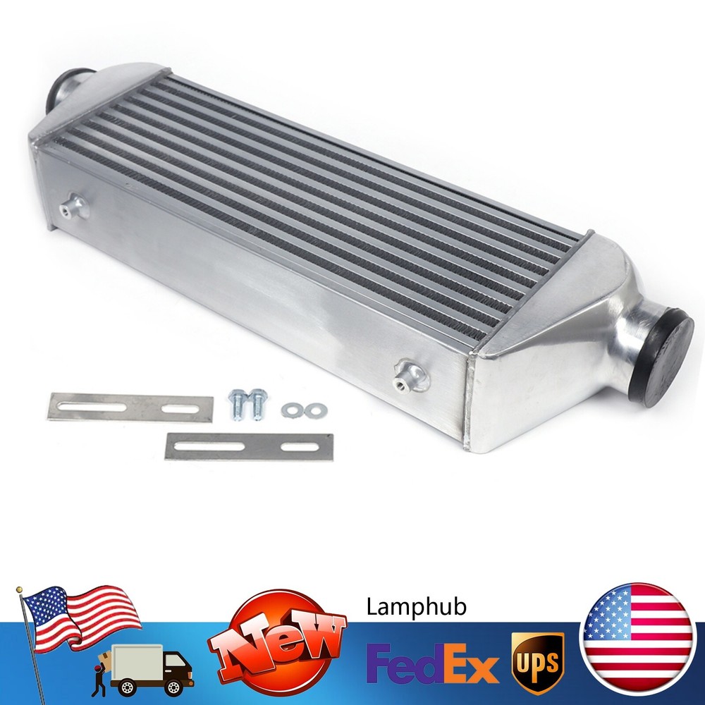 3 Inch Aluminum Polished Turbo Intercooler Universal Front Mount