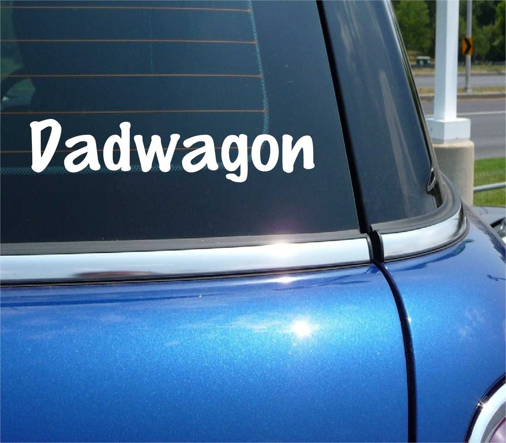 DADWAGON DECAL STICKER FUNNY FAMILY JDM STATION WAGON TRANSPORT LOVE CAR TRUCK