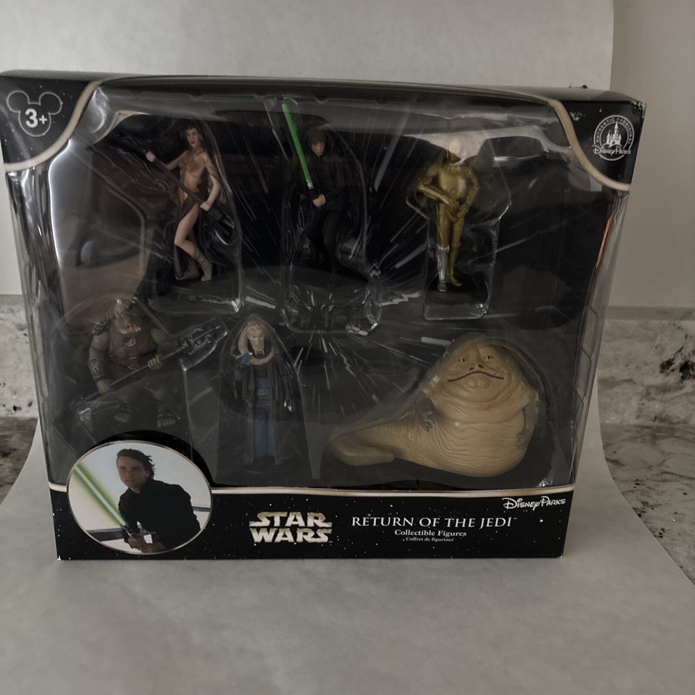 Disney Star Wars Return Of The Jedi Deluxe Figurine Play Set of 6 Figures New