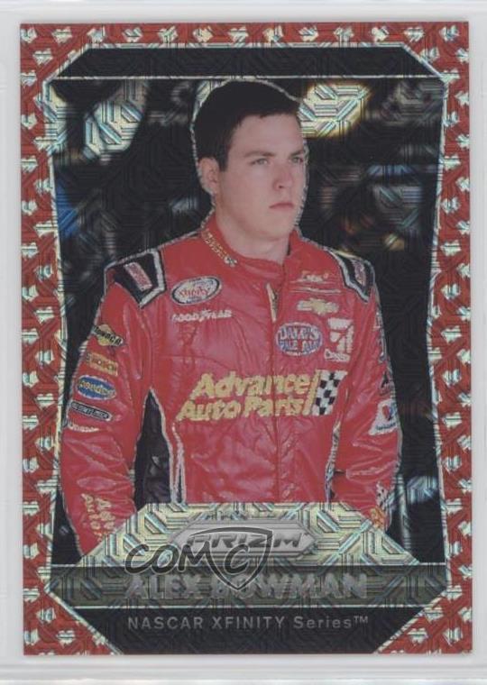 2016 Panini Prizm NASCAR Red Flag Prizm /75 Alex Bowman #7