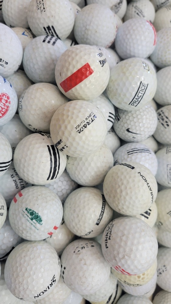 15 DZ range golf balls white Grade DD. Clearance Sale! Low Grade. Free Shipping!-image