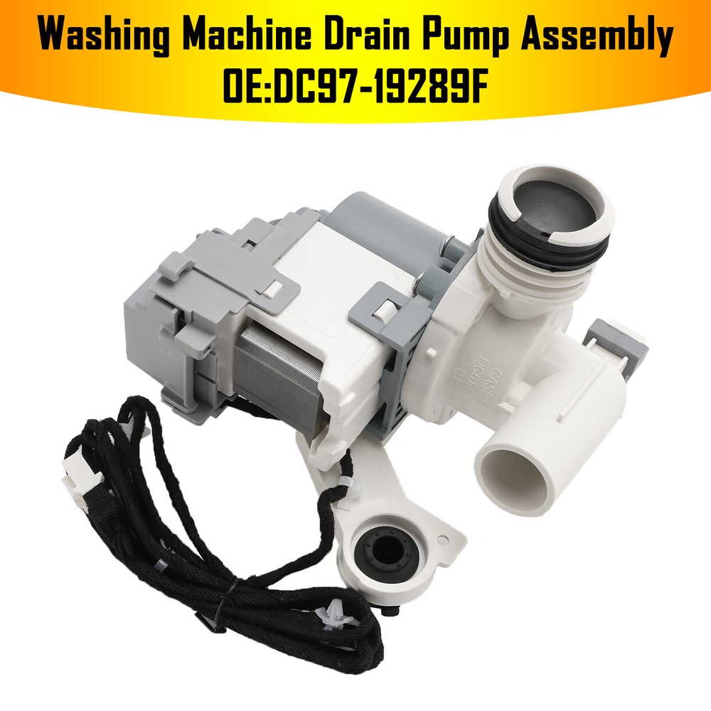 DC97-19289F Washing Machine Drain Pump Assembly for Samsung Washer DC97-19289B