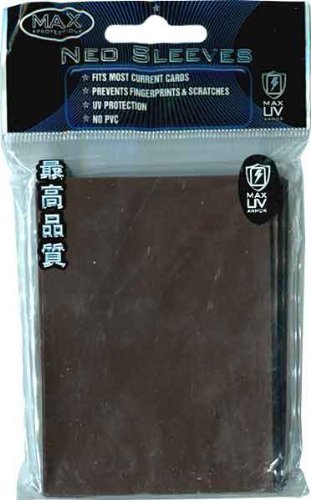Chocolate Max Protection Solid Sleeves 50ct - ABUGames Brand New Gaming Supply