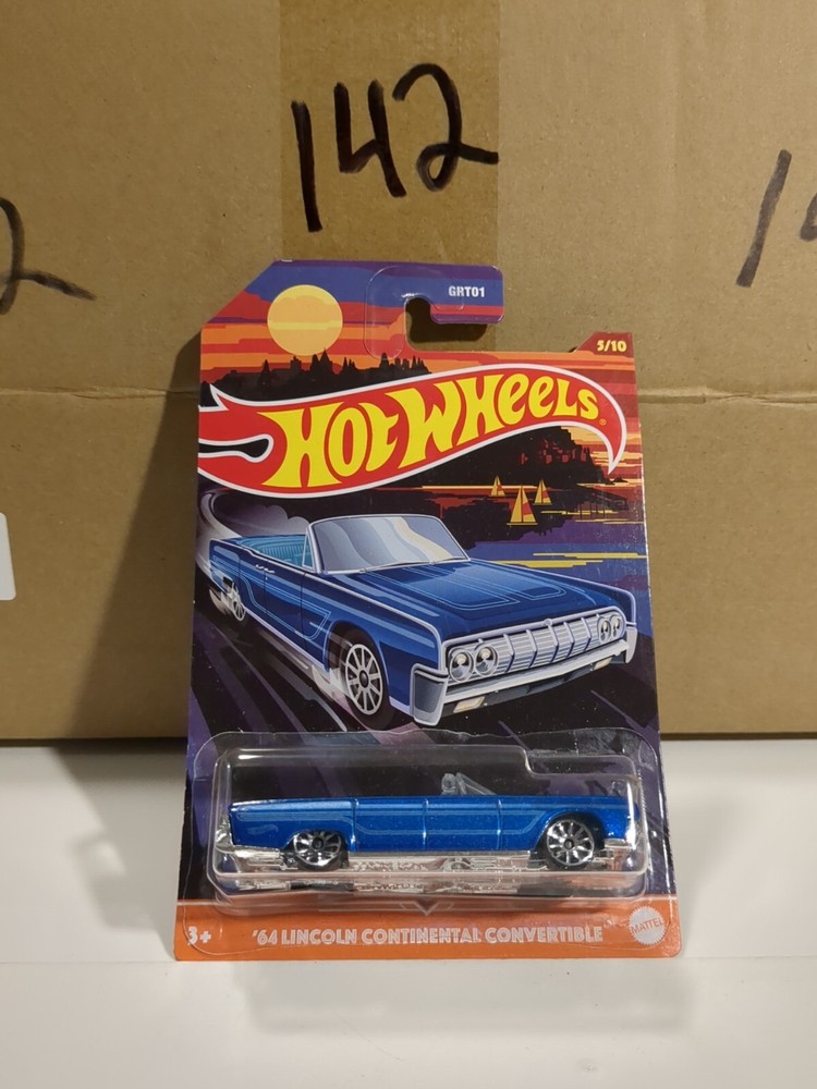 2021 Hot Wheels Blue 64 Lincoln Continental Convertible Walmart Exclusive