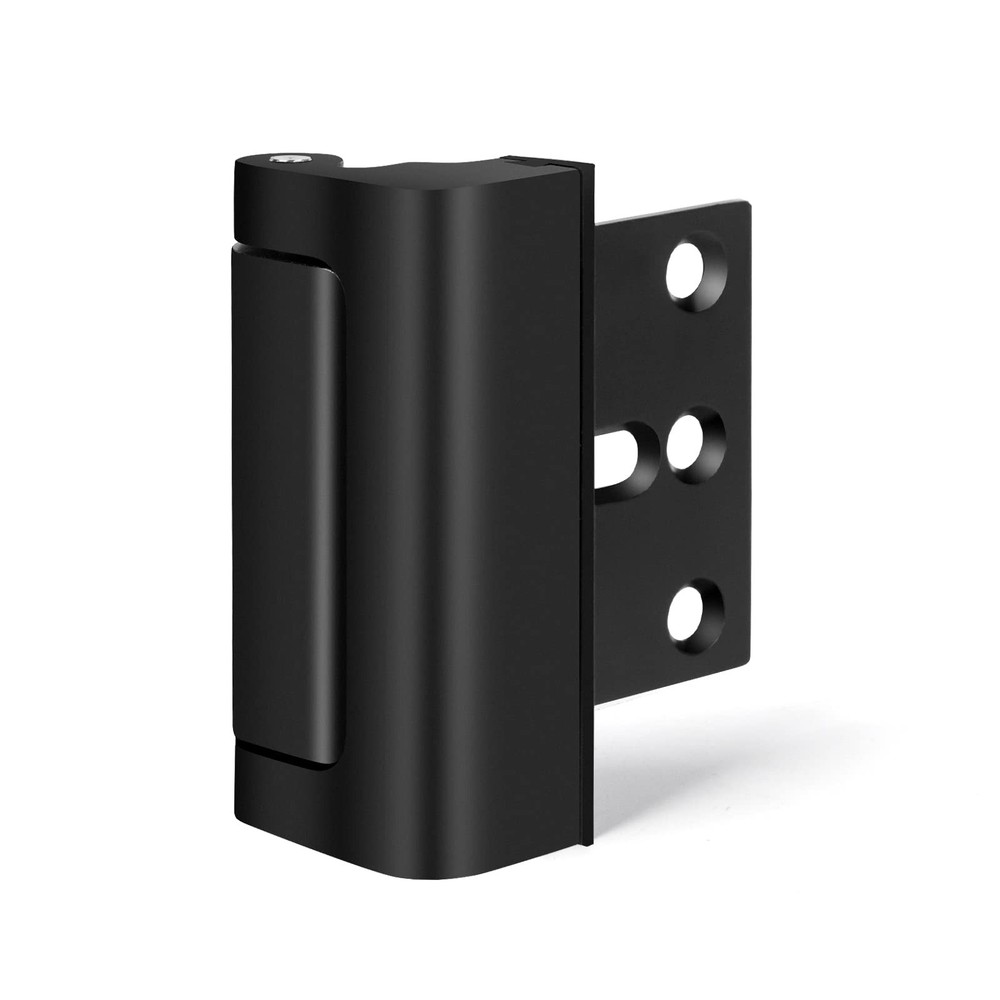 Childproof 3-Inch Home Door Reinforcement Lock with 8 Screws for Added Security